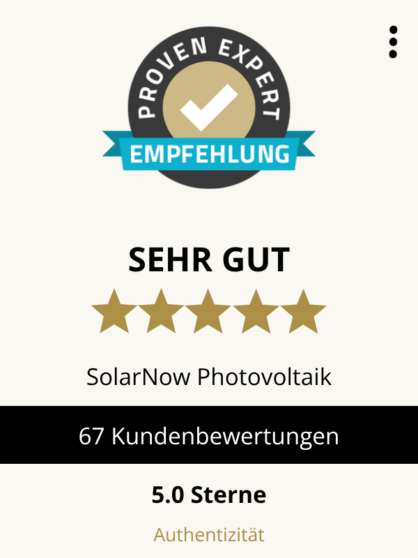 Proven Expert Empfehlung: Sehr gut