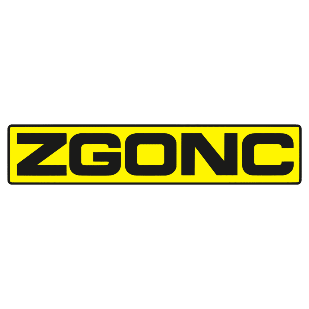 ZGONC Logo in Gelb und Schwarz, österreichischer Fachhändler für Werkzeuge und Maschinen